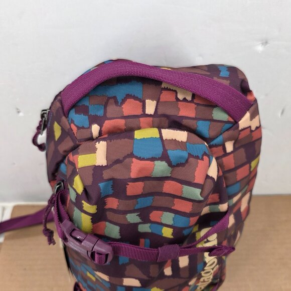 Patagonia Atom Sling Bag 8L Daypack Fitz Roy Patchwork Night Plum Crossbody - Picture 3 of 13
